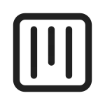Textbox Vertical SVG Icon
